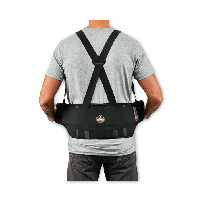 ProFlex 1625 Elastic Back Support Brace, Large, 34" to 38" Waist, Black