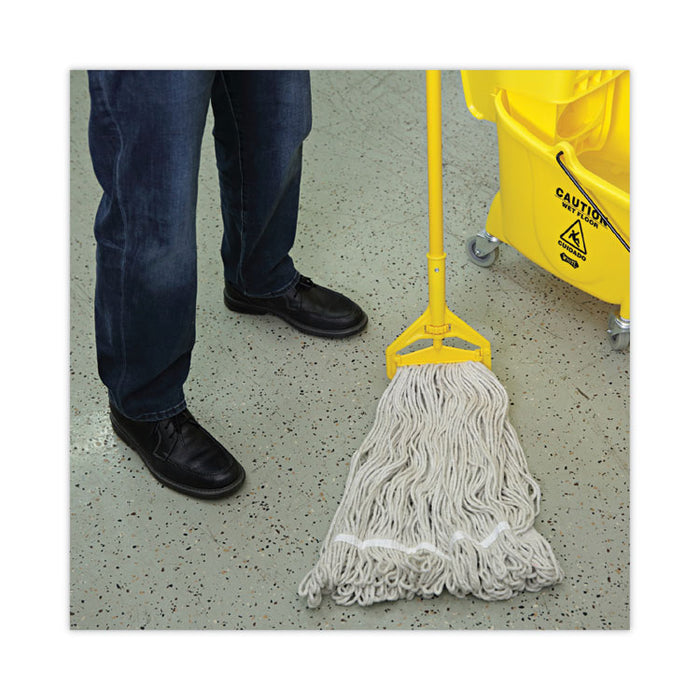 Pro Loop Web/Tailband Wet Mop Head, Cotton, 24 oz., White