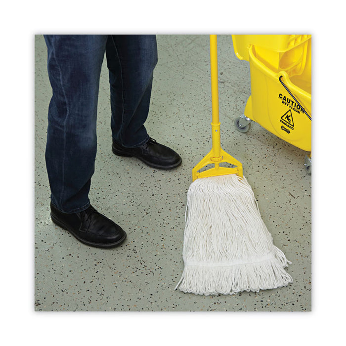 Pro Loop Web/Tailband Wet Mop Head, Rayon, 24 oz, White