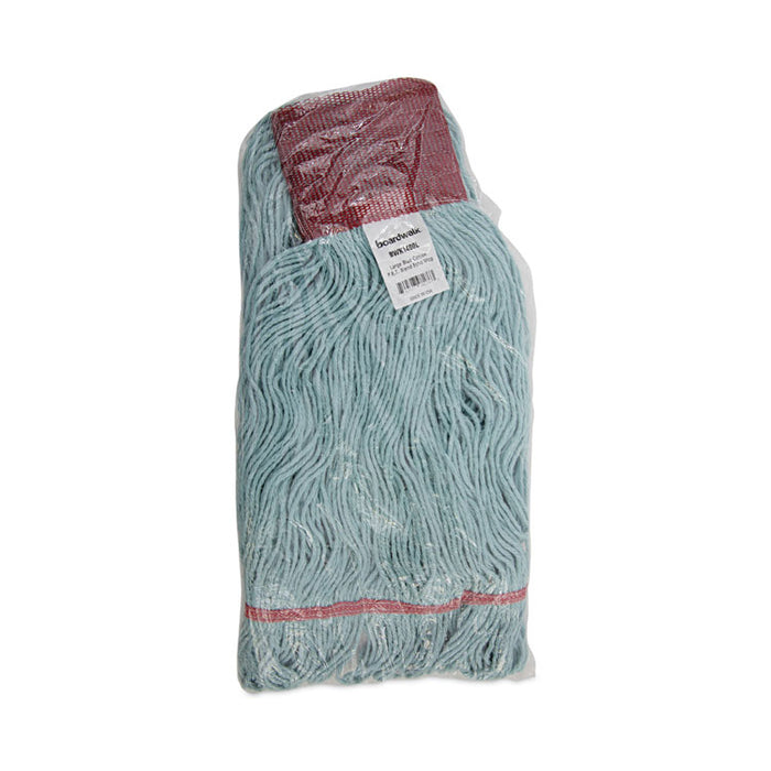 EchoMop with Looped-End Wet Head, Cotton/Rayon/Synthetic, Large, Blue