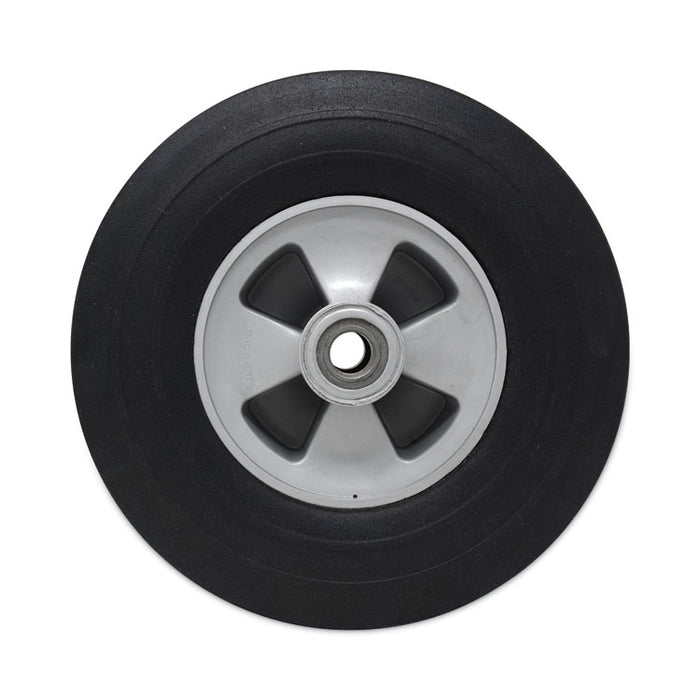 Tilt Truck Wheels, 650 lb Weight Capacity, 10" Wheel, Black