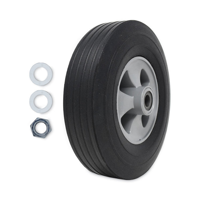 Tilt Truck Wheels, 650 lb Weight Capacity, 10" Wheel, Black