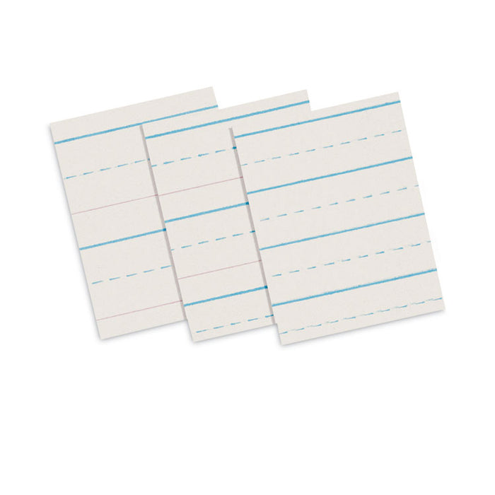 Multi-Program Handwriting Paper, 30 lb Bond Weight, 5/8" Long Rule, Two-Sided, 8.5 x 11, 500 Sheets/Ream