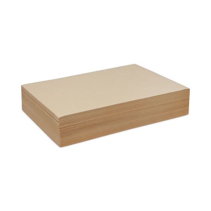 Cream Manila Drawing Paper, 50 lb Cover Weight, 12 x 18, Cream Manila, 500 Sheets/Ream