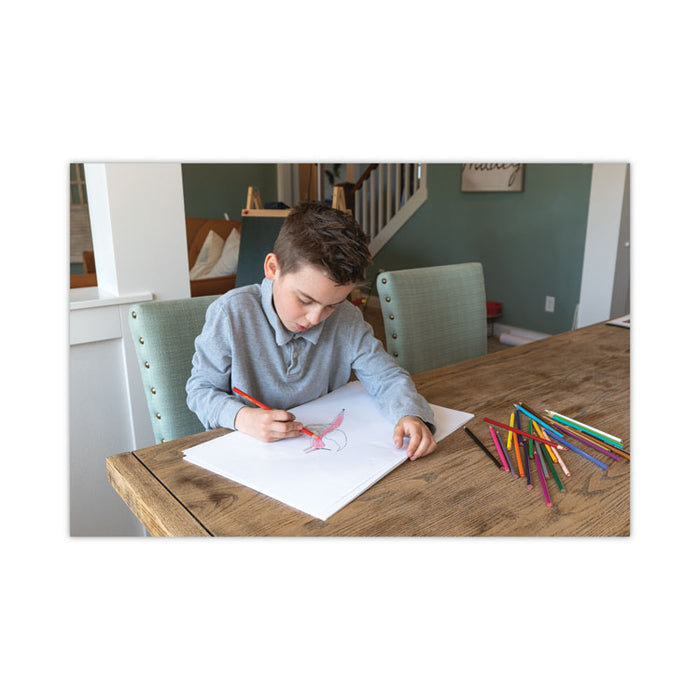 White Drawing Paper, 47 lb Text Weight, 12 x 18, Pure White, 500/Ream