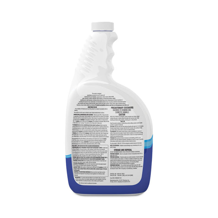 Virex All-Purpose Disinfectant Cleaner, Lemon Scent, 32 oz Spray Bottle, 4/Carton