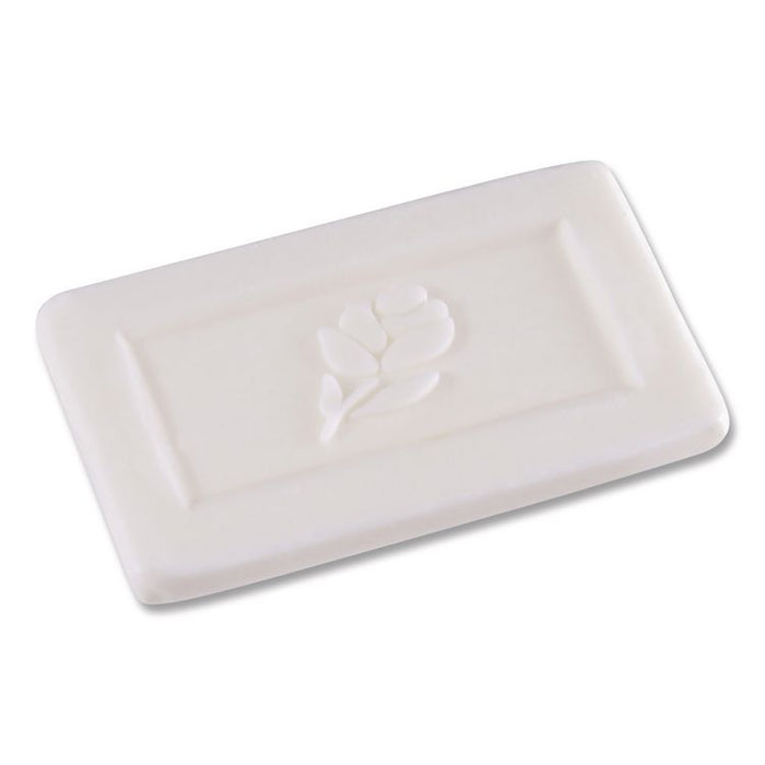 Face and Body Amenity Soap, Flow Wrapped, Floral Scent, # 1/2 Bar, 1,000/Carton