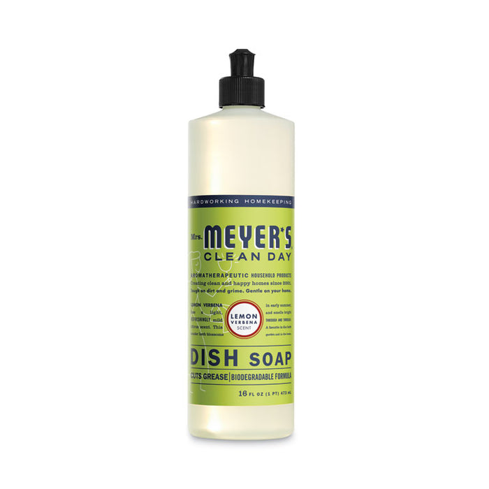 Dish Soap, Lemon Scent, 16 oz, Bottle, 6/Carton