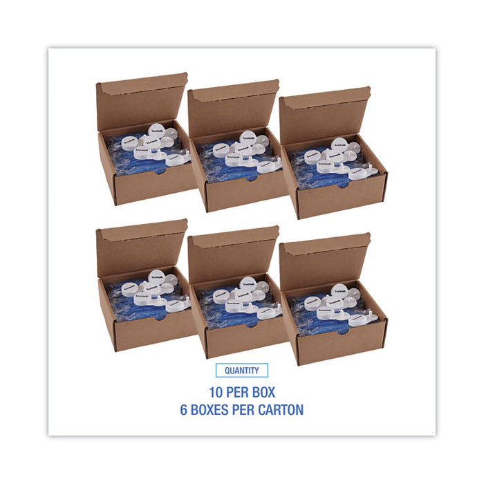 Curve Solid Air Freshener, Cotton Blossom, Blue, 10/Box, 6 Boxes/Carton