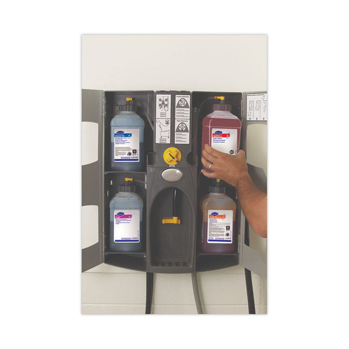 J-Fill QuattroSelect Dispensing System, Four Dispenser, Safe Gap, 2.5 L, 18.5 x 7.5 x 24.25, Silver