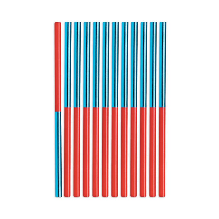 Verithin Dual-Ended Two-Color Pencils, 2 mm, Blue/Red Lead, Blue/Red Barrel, Dozen