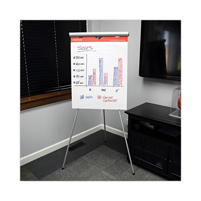 Renewable Resource Sugarcane Based Easel Pads, Presentation Format (1" Rule), (50) White 27 x 34 Sheets, 2/Carton