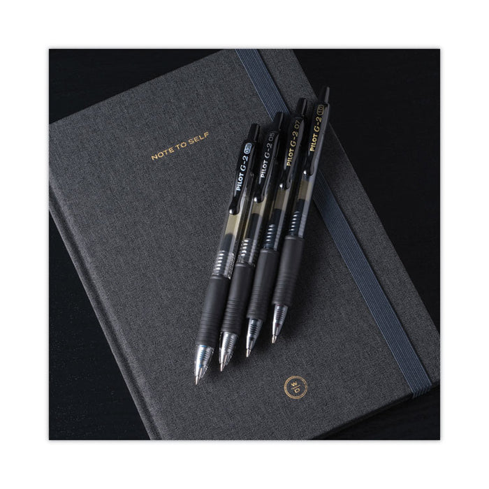 G2 Premium Gel Pen, Retractable, Bold 1 mm, Black Ink, Smoke/Black Barrel, Dozen
