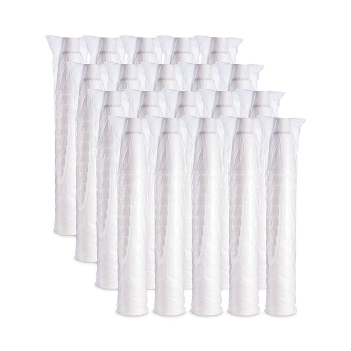 J Cup Insulated Foam Pedestal Cups, 44 oz, White, 300/Carton