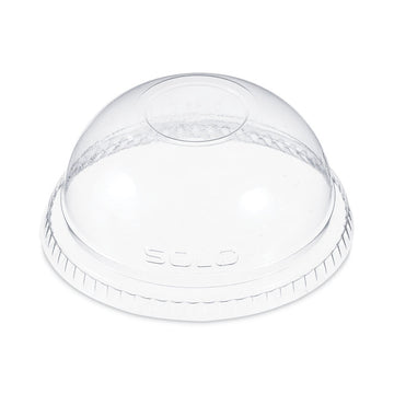 Plastic Dome Lid, Fits 9 oz to 10 oz Cold Cups, Clear, 1,000/Carton
