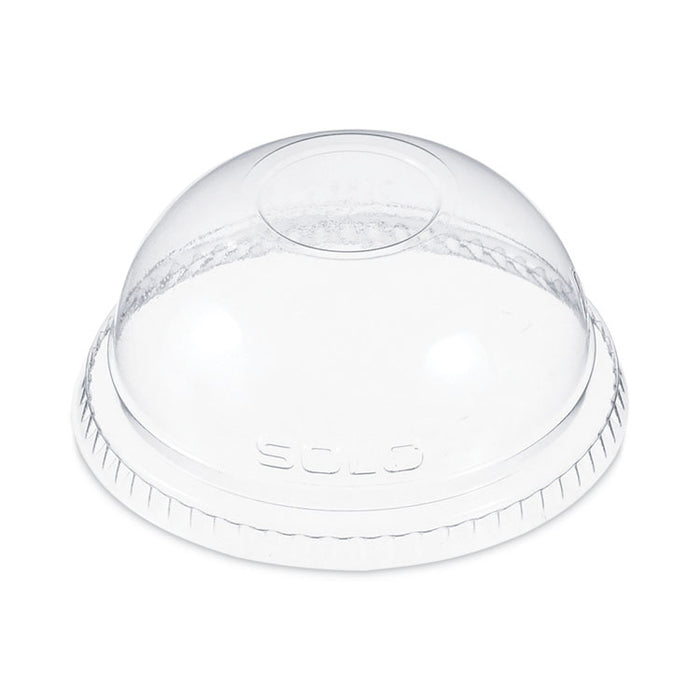 Plastic Dome Lid, Fits 9 oz to 10 oz Cold Cups, Clear, 1,000/Carton