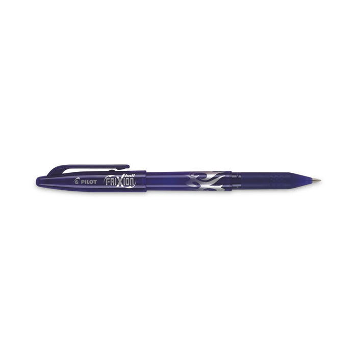FriXion Ball Erasable Gel Pen, Stick, Fine 0.7 mm, Blue Ink, Blue Barrel