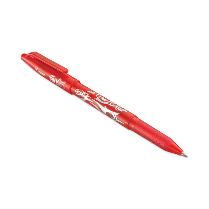 FriXion Ball Erasable Gel Pen, Stick, Fine 0.7 mm, Red Ink, Red Barrel