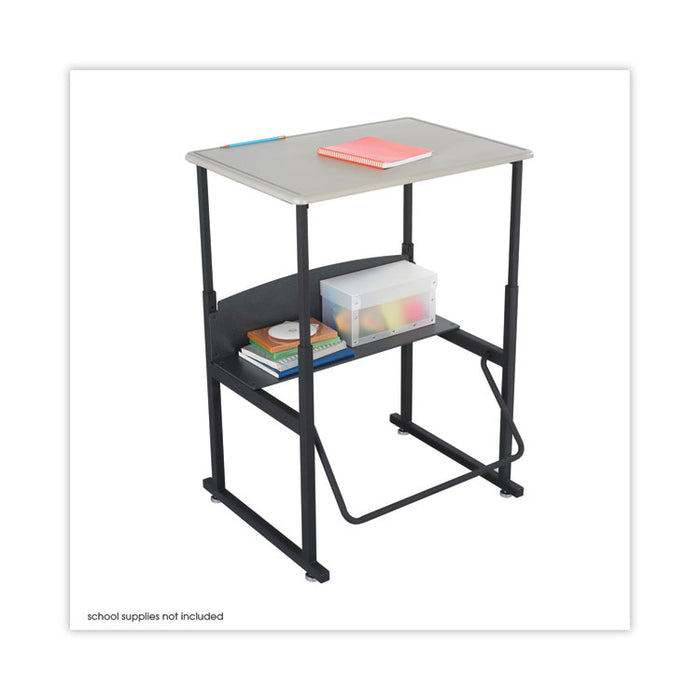 Alphabetter Desks, 28" x 20" x 26" to 42", Beige
