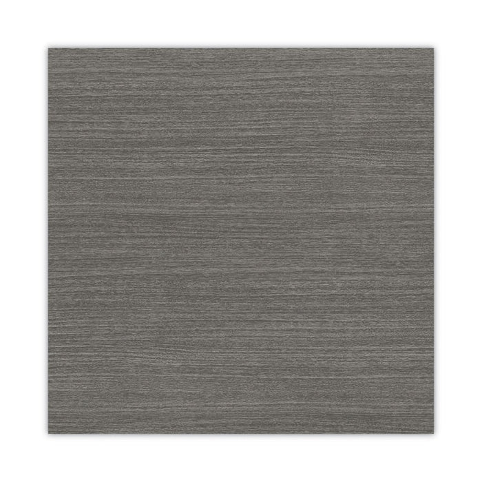 Alera Valencia Series Hutch with Doors, 4 Compartments, 70.63w x 15d x 35.38h, Gray
