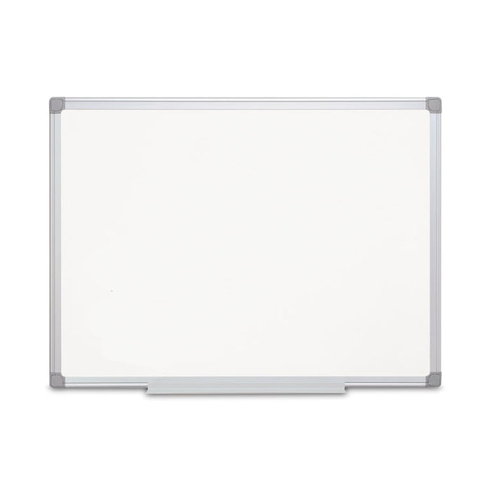 Earth Silver Easy Clean Magnetic Dry Erase Boards, 36" x 24", White Surface, Satin Aluminum Frame