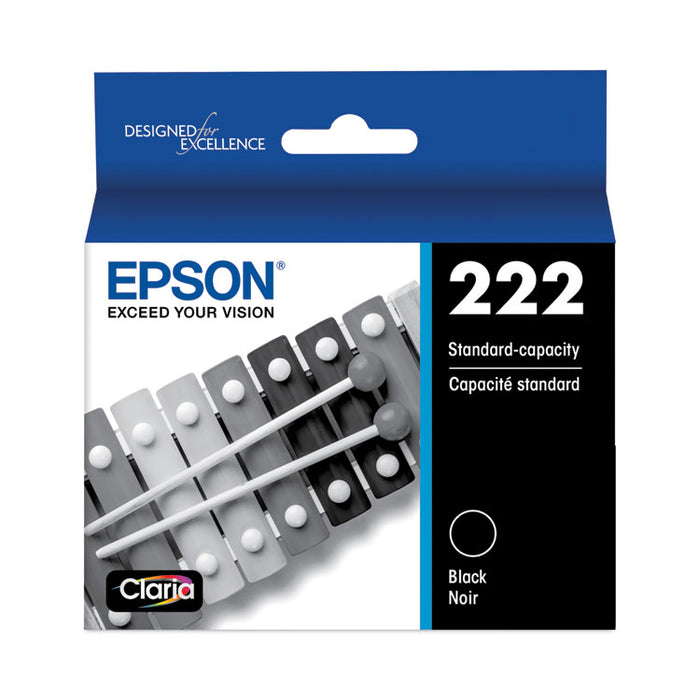 T222120S (T222) Claria Ink, 165 Page-Yield, Black