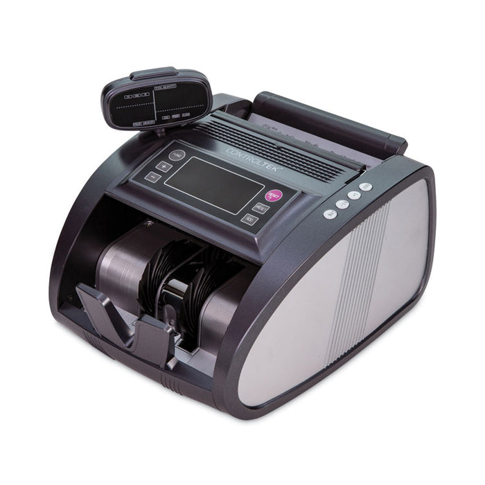 4820 Bill Counter with Counterfeit Detection, 1,200 bills/min, 11.41" x 9.45" x 8.66", Charcoal Gray