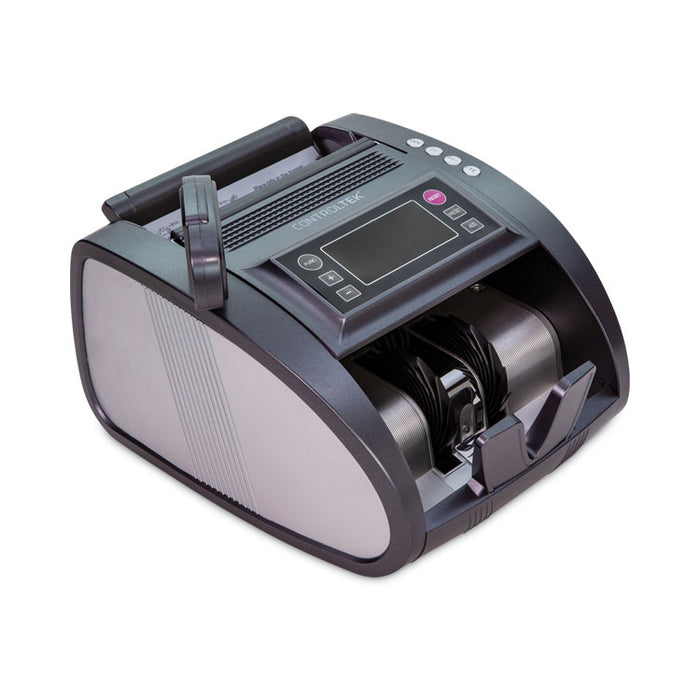 4820 Bill Counter with Counterfeit Detection, 1,200 bills/min, 11.41" x 9.45" x 8.66", Charcoal Gray