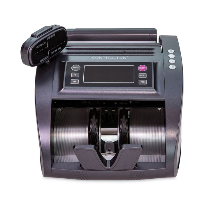 4820 Bill Counter with Counterfeit Detection, 1,200 bills/min, 11.41" x 9.45" x 8.66", Charcoal Gray