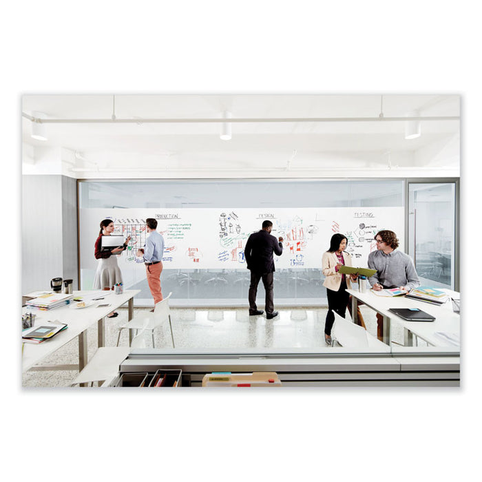 Dry Erase Surface, Laminate Film, 36" x 7 mil x 24", White