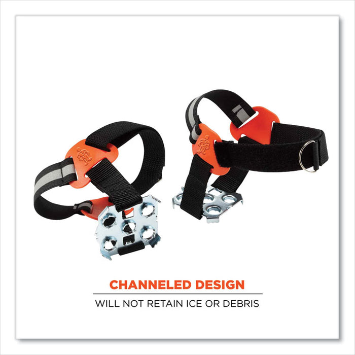 Trex 6315 Strap-On Heel Ice Cleats, X-Large, Black, Pair