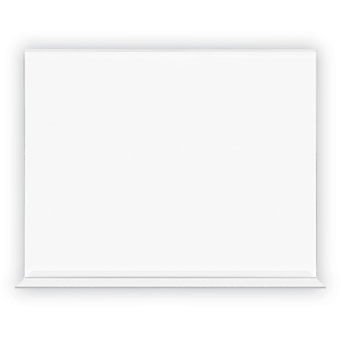 Anti-Glare Stand Up Double Sided Sign Holder, 8.5 x 11, Clear