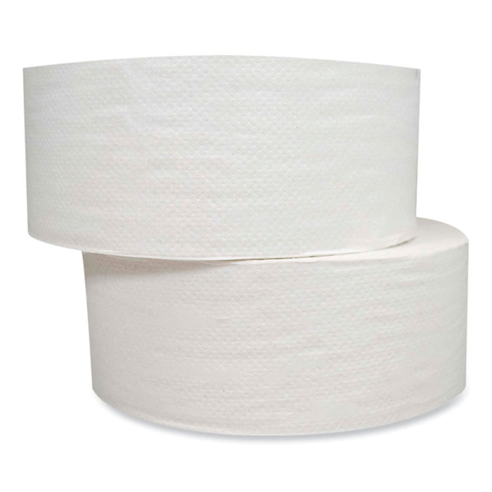 JRT Jumbo Bath Tissue, Septic Safe, 2-Ply, 3.25" x 720 ft, White, 12 Rolls/Carton