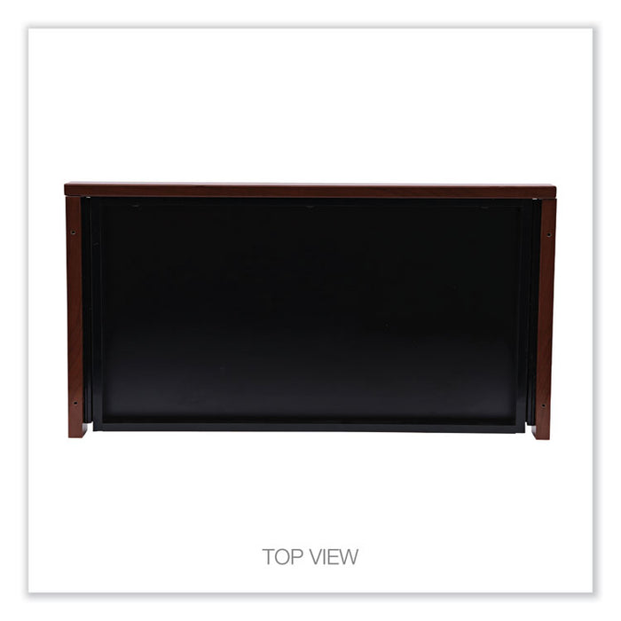 Alera Valencia Series Center Drawer, Laminate, 24.5w x 15d x 2h, Medium Cherry