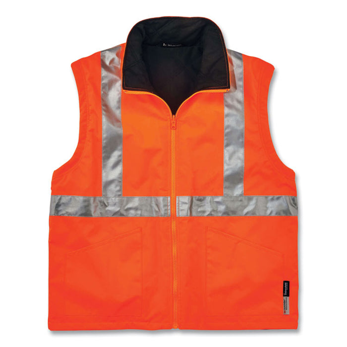 GloWear 8385 Class 3 Hi-Vis 4-in-1 Jacket, 2X-Large, Orange