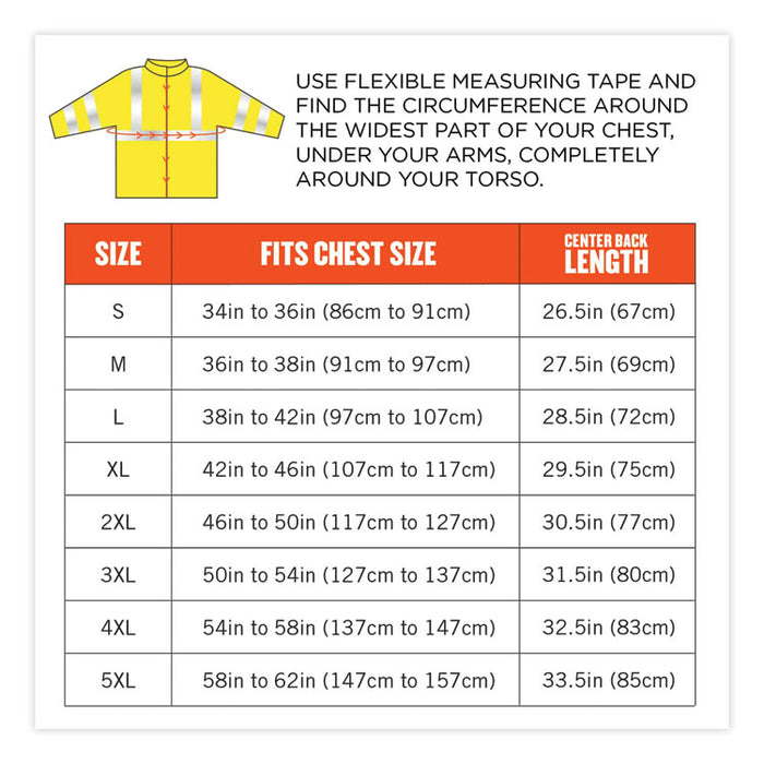 GloWear 8377 Class 3 Hi-Vis Quilted Bomber Jacket, Lime, Large
