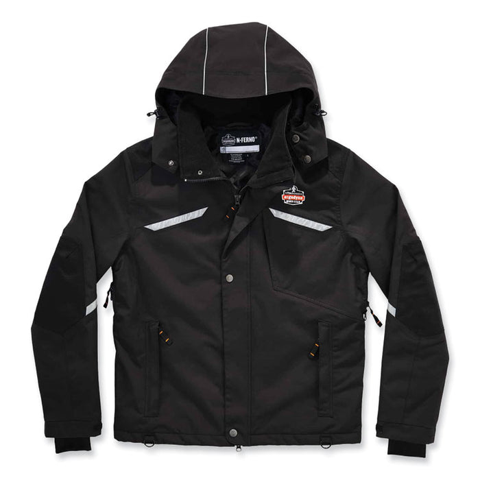 N-Ferno 6466 Thermal Jacket with 500D Nylon Shell, Small, Black