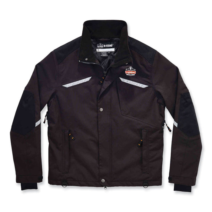 N-Ferno 6466 Thermal Jacket with 500D Nylon Shell, 2X-Large, Black