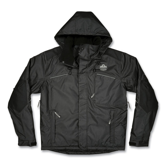 N-Ferno 6467 Winter Work Jacket with 300D Polyester Shell, Medium, Black