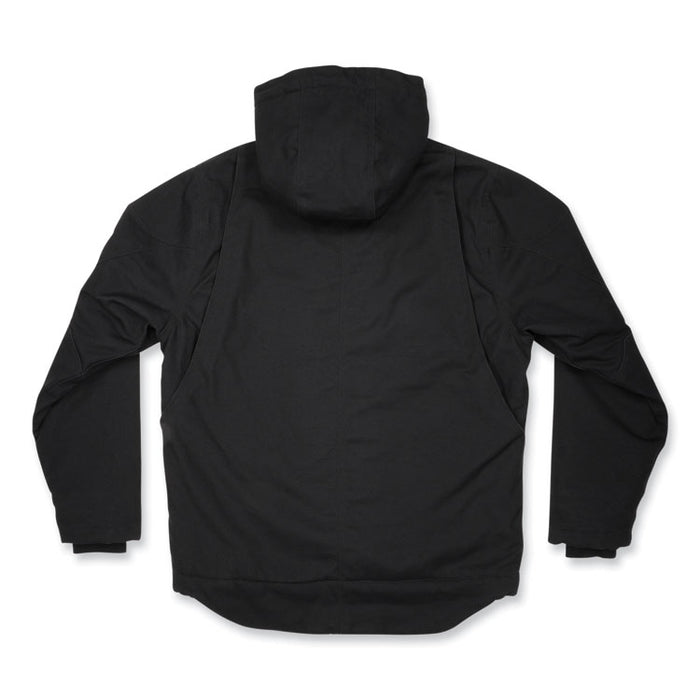 N-Ferno 6468 Duck Canvas Work Jacket, Small, Black