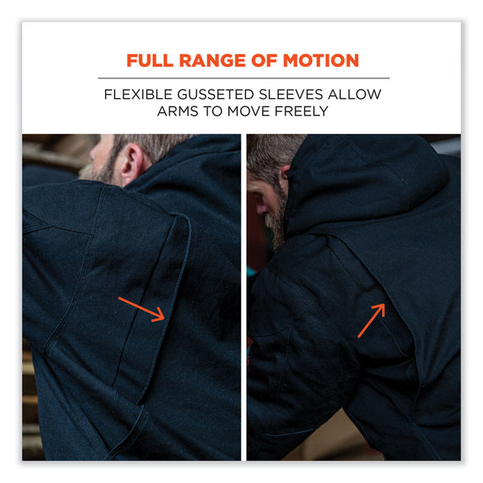 N-Ferno 6468 Duck Canvas Work Jacket, 2X-Large, Black