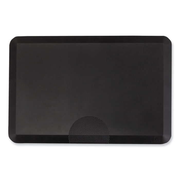 Anti-Fatigue Mat, Rectangular, Black Textured Surface, 24" x 36"