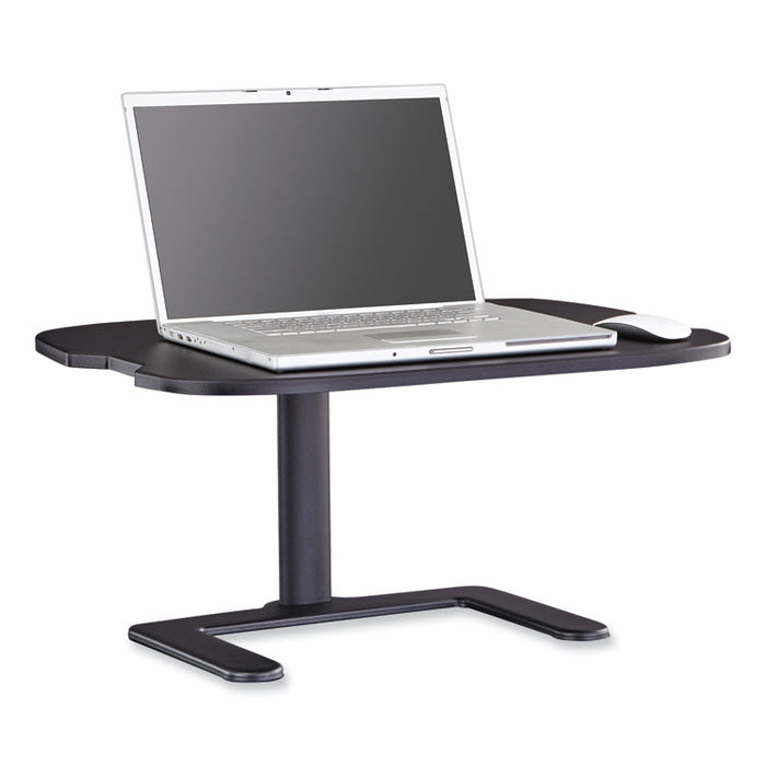 Stance Height-Adjustable Laptop Stand, 26.9 x 18 x 1.25 to 15.75, Black, Supports 15 lbs