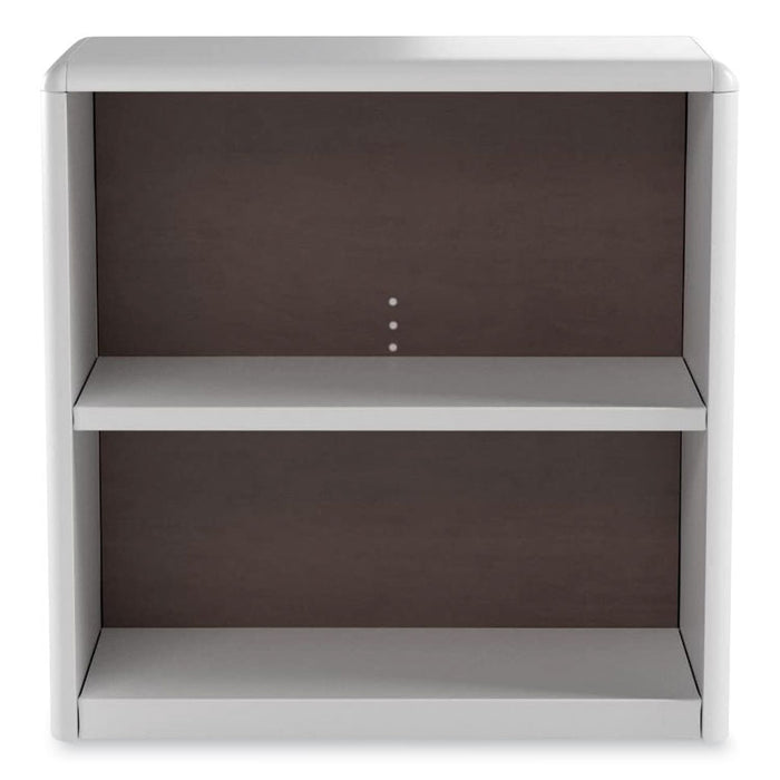 ValueMate Economy Bookcase, Two-Shelf, 31.75w x 13.5d x 28h, Gray