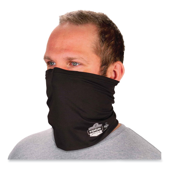 Chill-Its 6489 2-Layer Cooling Performance Knit Multi-Band, Polyester/Spandex, Small/Medium, Black