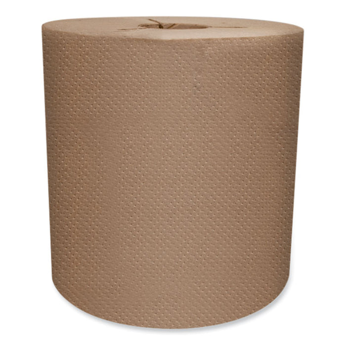 Morsoft Controlled Towels, Y-Notch, 1-Ply, 8" x 800 ft, Kraft, 6 Rolls/Carton