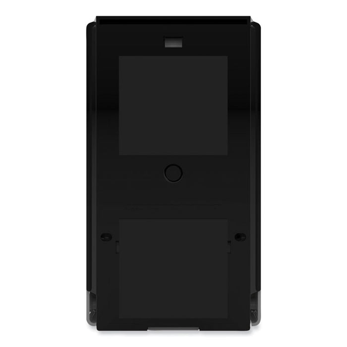 Transparent Manual Dispenser, 1 L, 4.92 x 4.5 x 9.25, Black/Chrome, 15/Carton