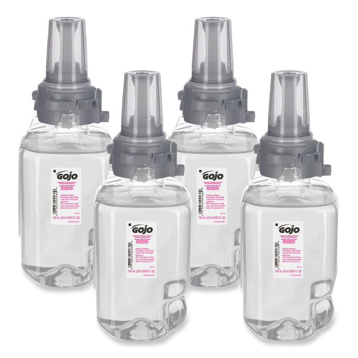 Antibacterial Foam Hand Wash Refill for ADX-7 Dispensers, Plum Scent, 700 mL, 4/Carton