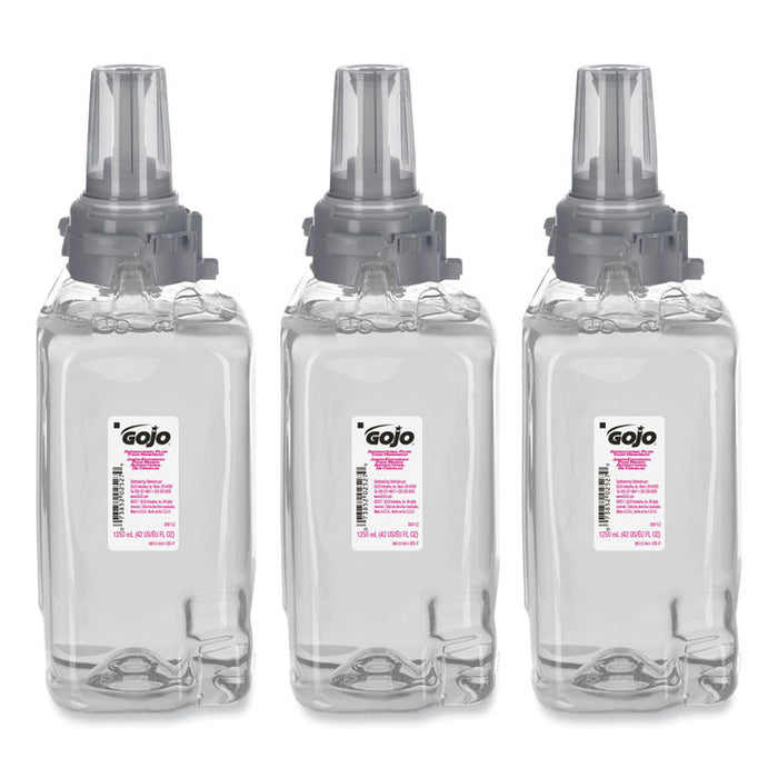 Antibacterial Foam Hand Wash Refill, For ADX-12 Dispenser, Plum Scent, 1,250 mL, 3/Carton