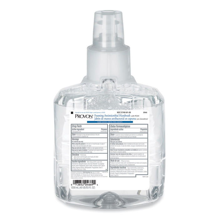 Foaming Antimicrobial Handwash with PCMX Refill, For LTX-12, Floral Scent, 1,200 mL, 2/Carton